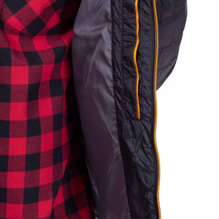 TIMBERLAND - Men's quilted logo down jacket with hood  - Size M-0