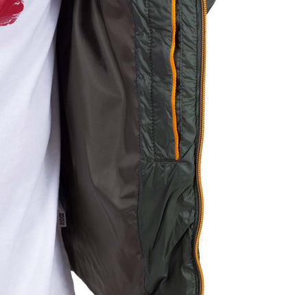 TIMBERLAND - Men's quilted logo down jacket with hood  - Size M-8
