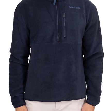 TIMBERLAND - Men's fleece sweatshirt with half zip  - Size XL-1