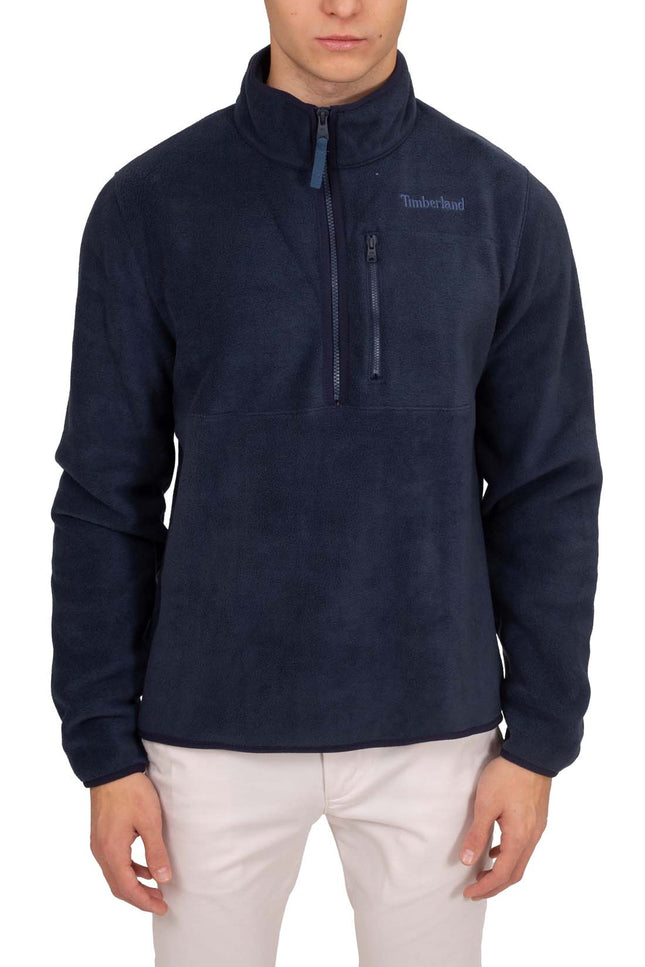 TIMBERLAND - Men's fleece sweatshirt with half zip  - Size XL-1