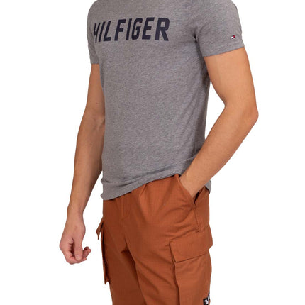 TOMMY HILFIGER - Men's regular T-shirt with bold logo-3