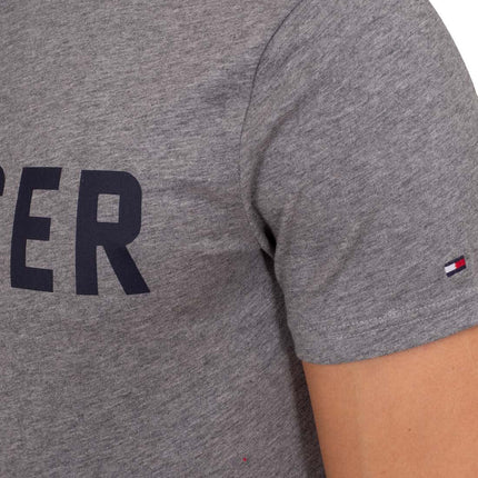 TOMMY HILFIGER - Men's regular T-shirt with bold logo-0