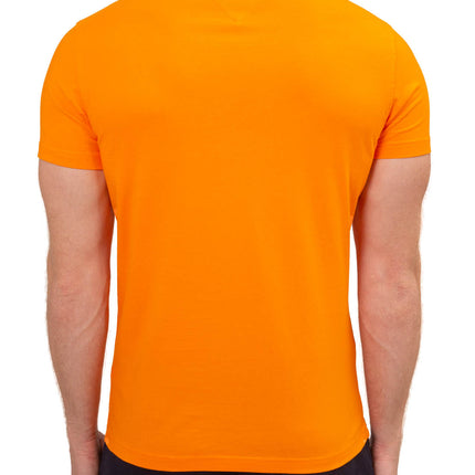 TOMMY HILFIGER - Men's basic T-shirt with flag  - Size XXL-1