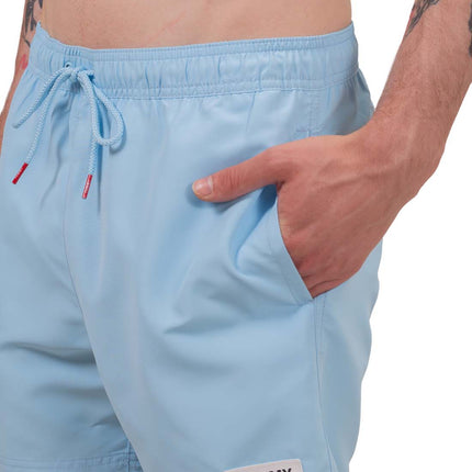 TOMMY JEANS - Men's swim shorts with logo patch-2