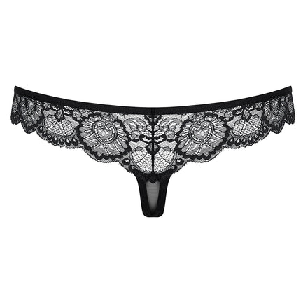 853-THO-1 Thong black - L/XL