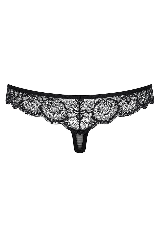 853-THO-1 Thong black - L/XL