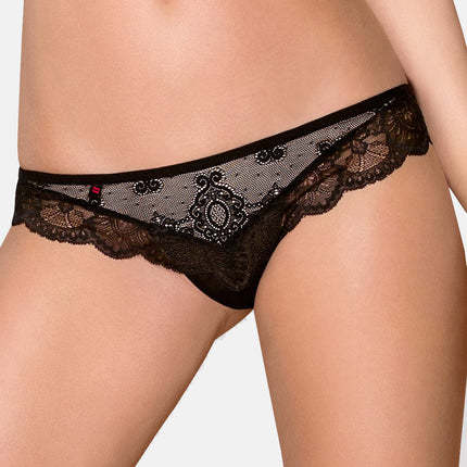853-THO-1 Thong black - L/XL