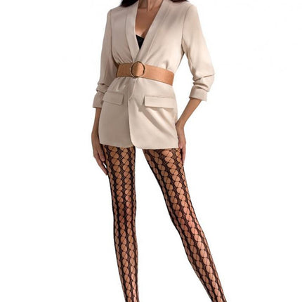 net tights TI048 black - 3/4-0