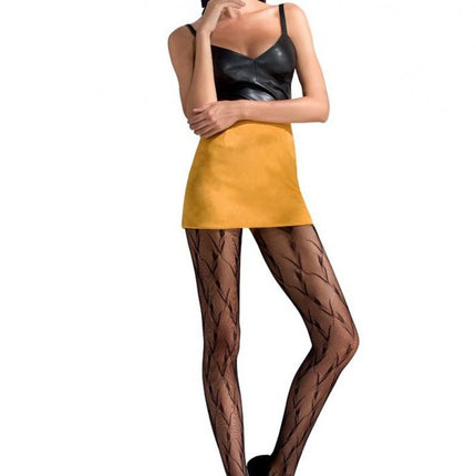 net tights TI046 black - 3/4-0