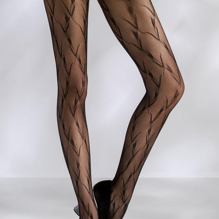 net tights TI046 black - 3/4-1