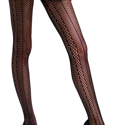 net tights TI043 black - 3/4-1