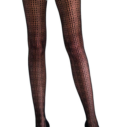 net tights TI042 black - 3/4-1