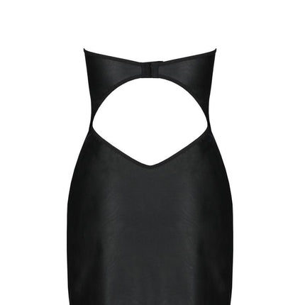 black faux leather Chemise PA596180 - 2XL/3XL-5