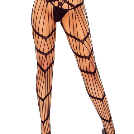 open tights S033 black - S/M-0