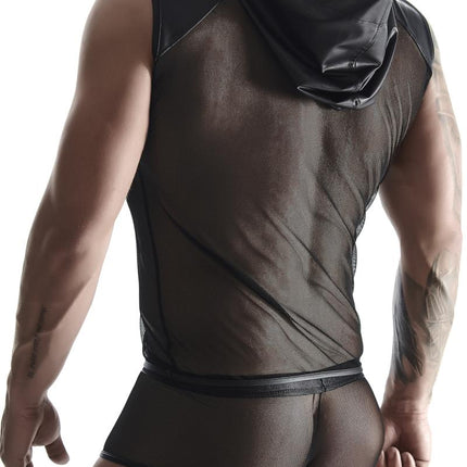 Kapuzen-Shirt TSH005 schwarz - XXL-3