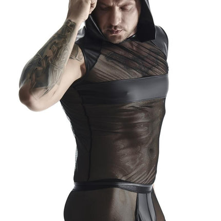 Kapuzen-Shirt TSH005 schwarz - XXL-4