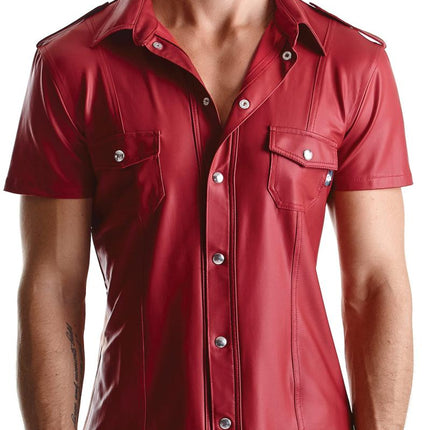 Herren Hemd RMCarlo001 rot - 8XL-2