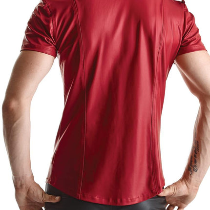 Herren Hemd RMCarlo001 rot - 8XL-3
