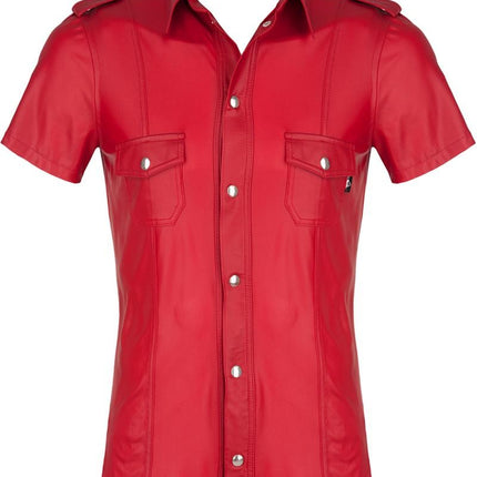 Herren Hemd RMCarlo001 rot - 8XL-0