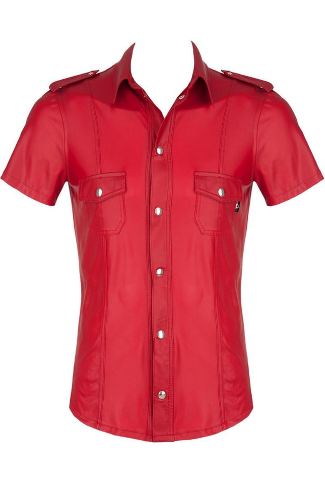 Herren Hemd RMCarlo001 rot - 8XL-0