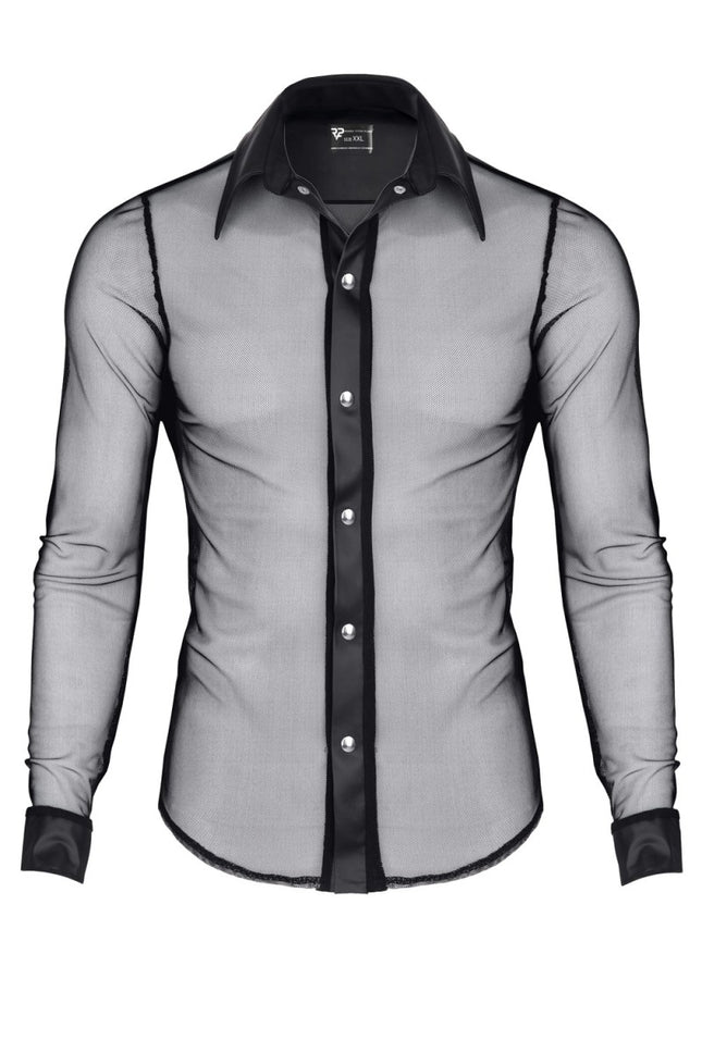 Men's Shirt RMCesare001 Black - 5XL