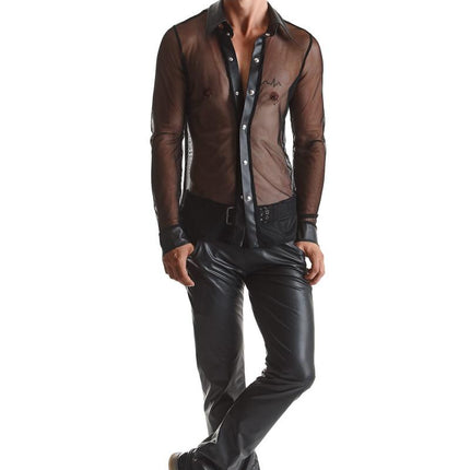 Men's Shirt RMCesare001 Black - 5XL