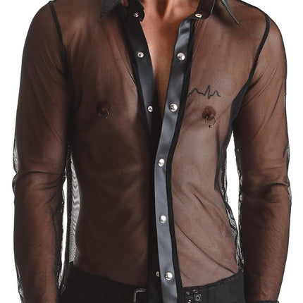 Men's Shirt RMCesare001 Black - 5XL