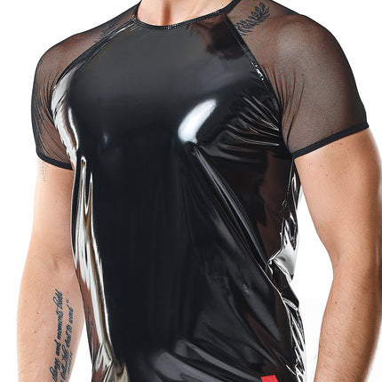 black PVC T-Shirt RMSanti - 2XL-2