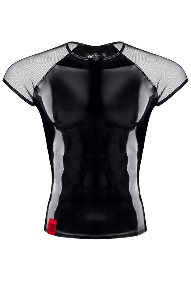 black PVC T-Shirt RMSanti - 2XL-0