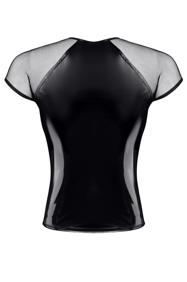 black PVC T-Shirt RMSanti - 2XL-1