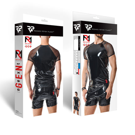 black PVC T-Shirt RMSanti - 2XL-7