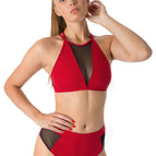 red / mesh / XS