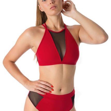 Mesh Sports Bra for Pole Dance & Yoga – Victoria-8