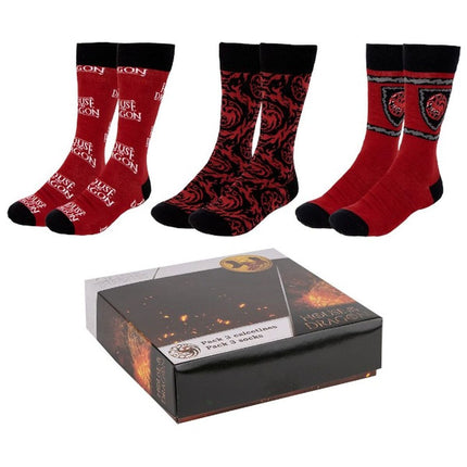 Socks House of Dragon 36-41 3 Pieces-4