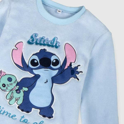 Children's Pyjama Stitch Light Blue