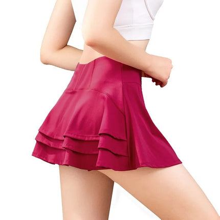 Cloud Hide Women Golf Tennis Skirts Sports Pocket Pleated Skirt Fitness Girl Dancing Shorts Quick Dry Gym Workout Running Skorts-7
