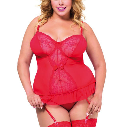 rotes Korsett 1852 - 3XL-2