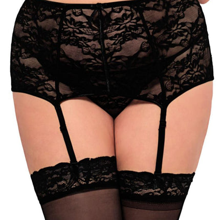black Garterbelt 3320 - 3XL