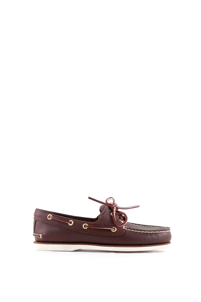 TIMBERLAND - Scarpe da barca uomo 2-eye in pelle marrone - Numero 44.5-5