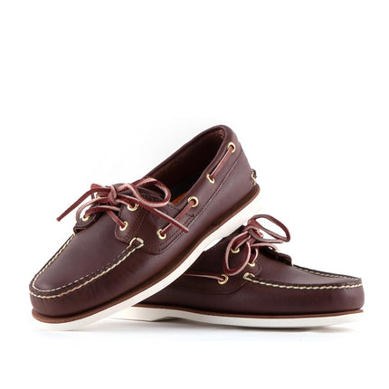 TIMBERLAND - Scarpe da barca uomo 2-eye in pelle marrone - Numero 44.5-4