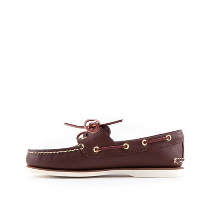 TIMBERLAND - Scarpe da barca uomo 2-eye in pelle marrone - Numero 44.5-8