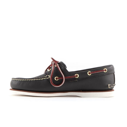TIMBERLAND - Scarpe da barca uomo 2-eye in pelle blu-2