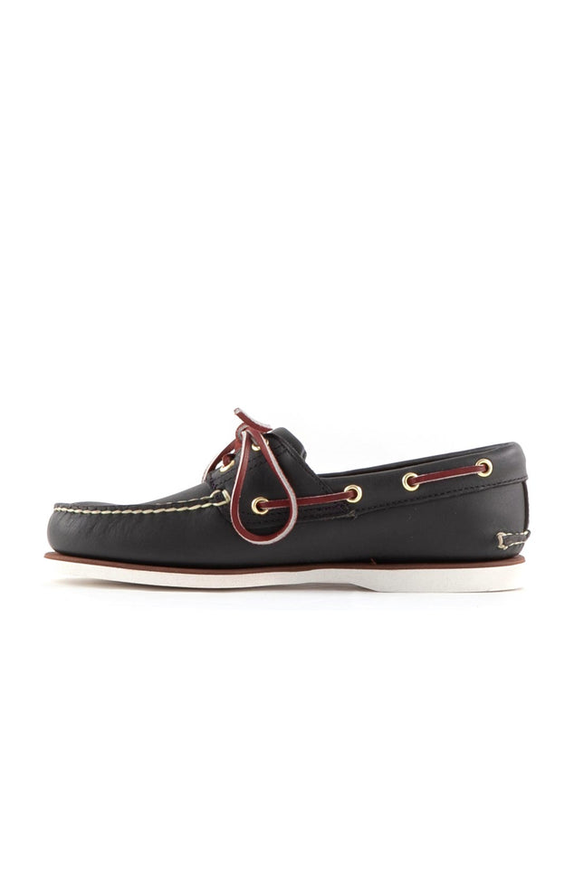 TIMBERLAND - Scarpe da barca uomo 2-eye in pelle blu-20