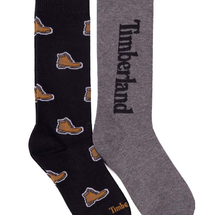 TIMBERLAND - Unisex 2-pack socks with logo-5