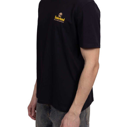 TIMBERLAND - Men's relaxed T-shirt with Illustrated Tree Graphic  - Size M-9