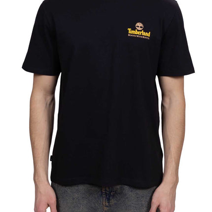 TIMBERLAND - Men's relaxed T-shirt with Illustrated Tree Graphic  - Size M-2