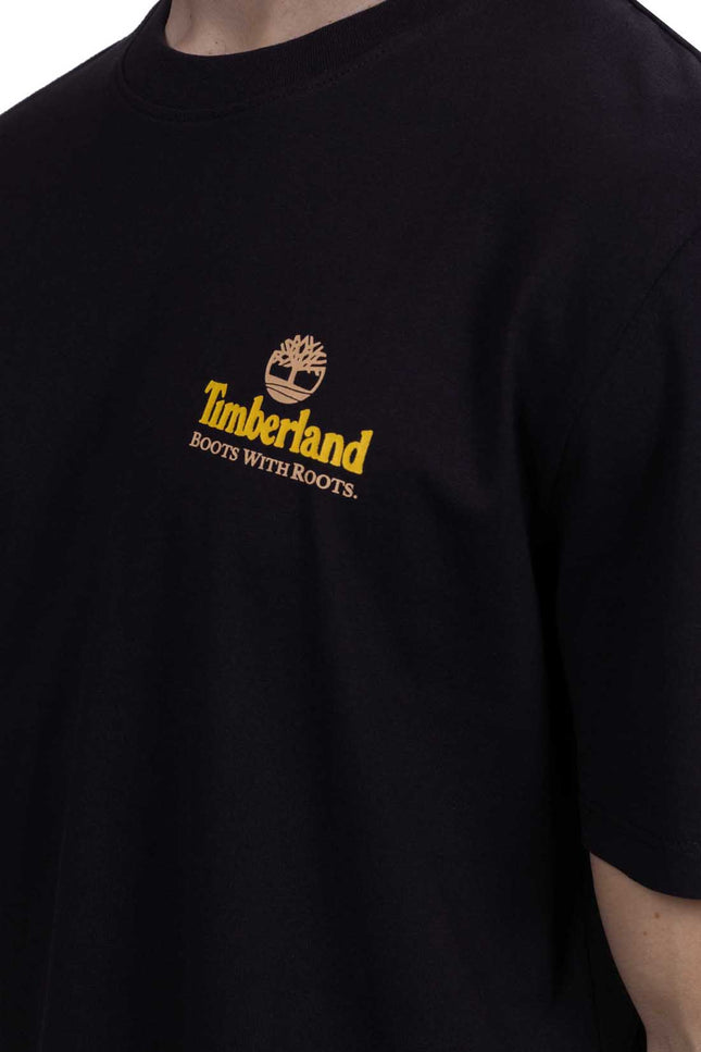 TIMBERLAND - Men's relaxed T-shirt with Illustrated Tree Graphic  - Size M-0