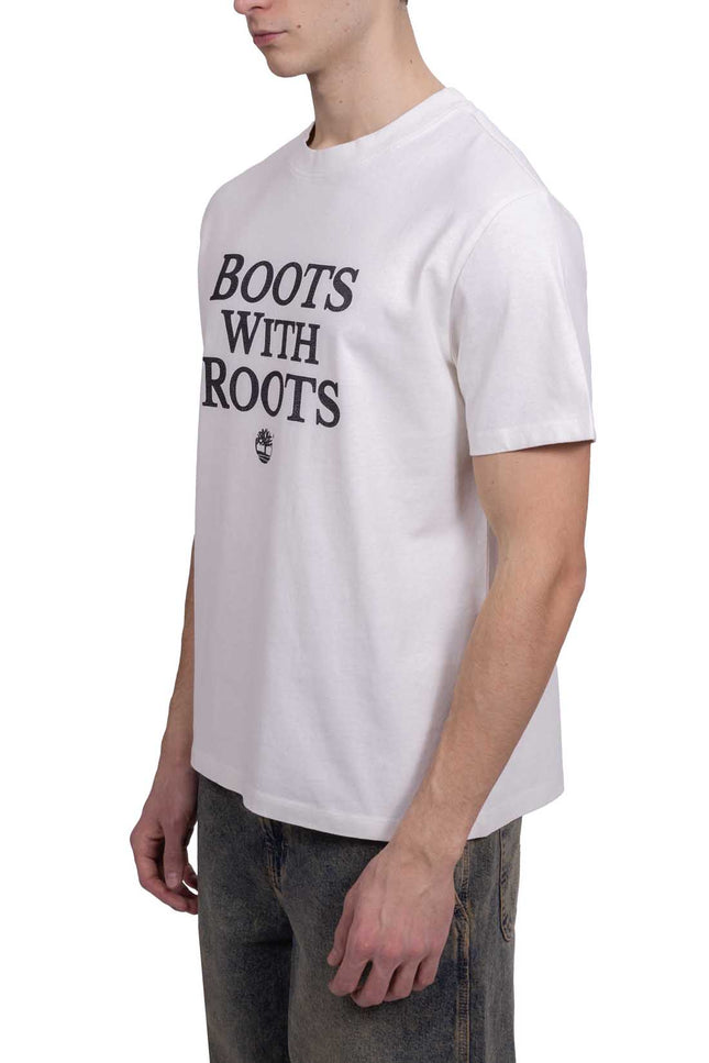 TIMBERLAND - Men's T-shirt with Boots With Roots slogan-1