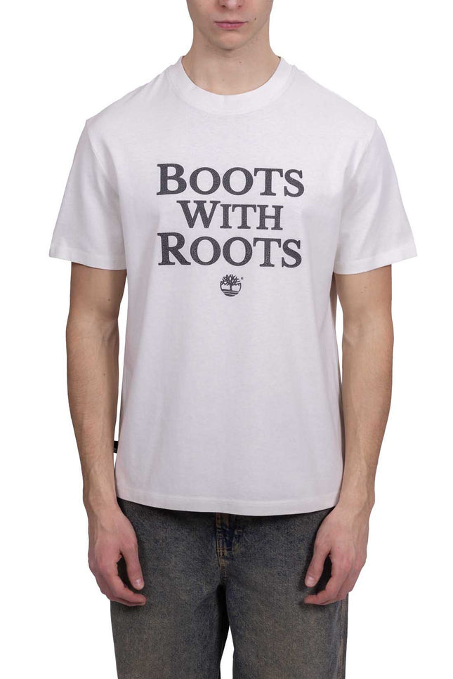 TIMBERLAND - Men's T-shirt with Boots With Roots slogan-3