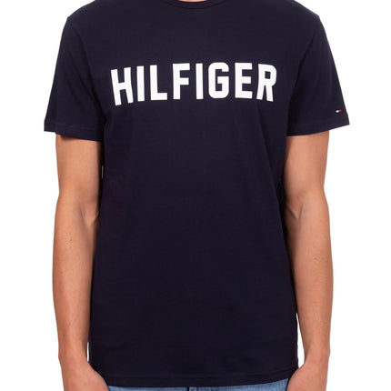TOMMY HILFIGER - Men's organic cotton logo T-shirt-1